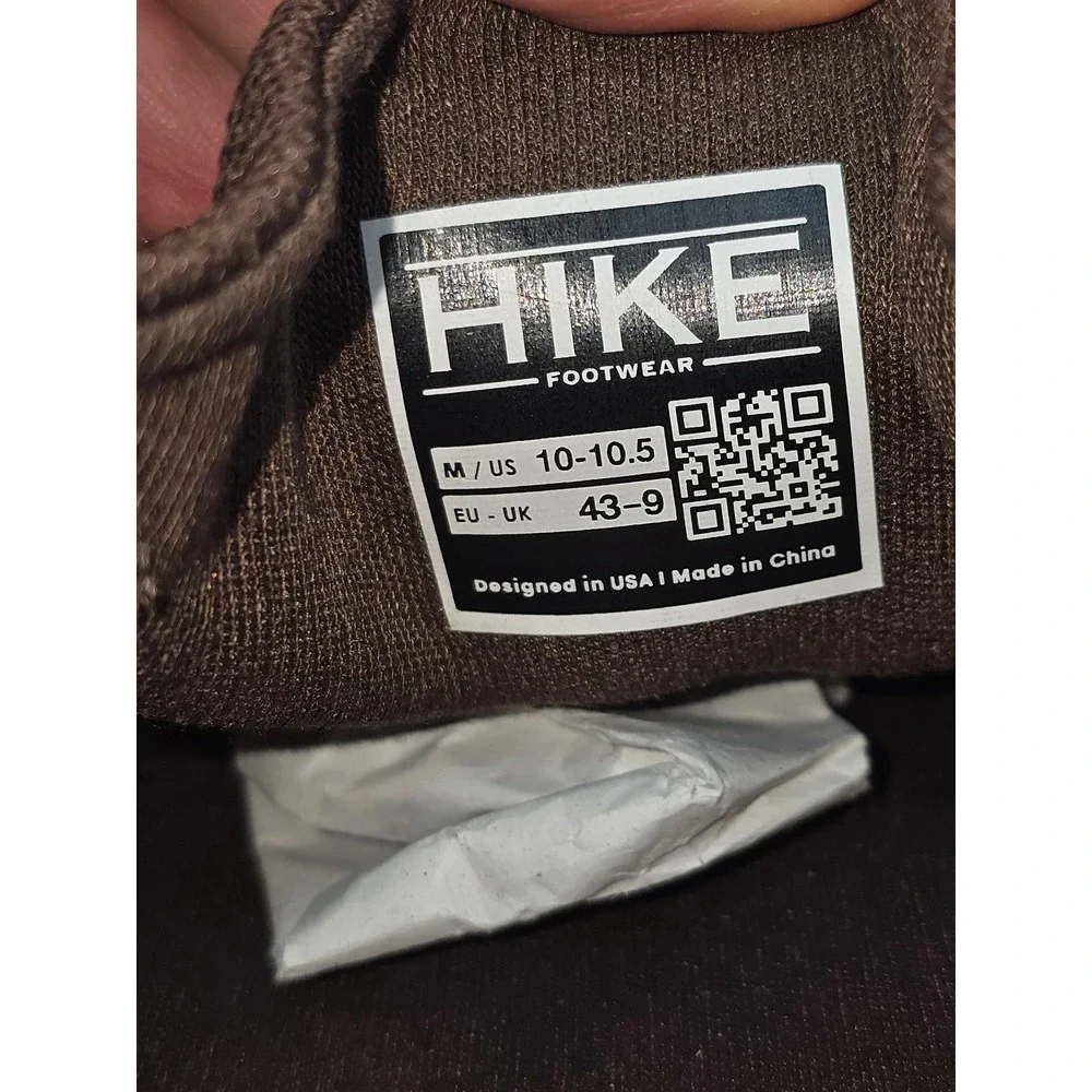 NWT Hike Footwear Reed Barefoot Shoes Dark Brown Loafers EU 43 Mens 10/10.5